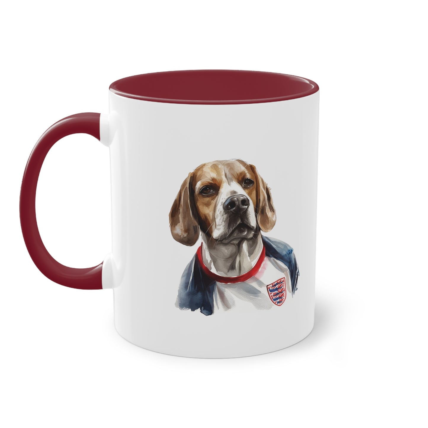 Hunde Tasse Fußball Fan Wuffis I EM 2024 I Beagle I Team England