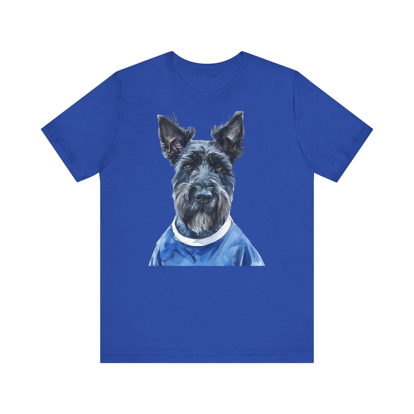 Unisex T-Shirt Fußball Fan Wuffis I EM 2024 I Scottish Terrier I Team Schottland