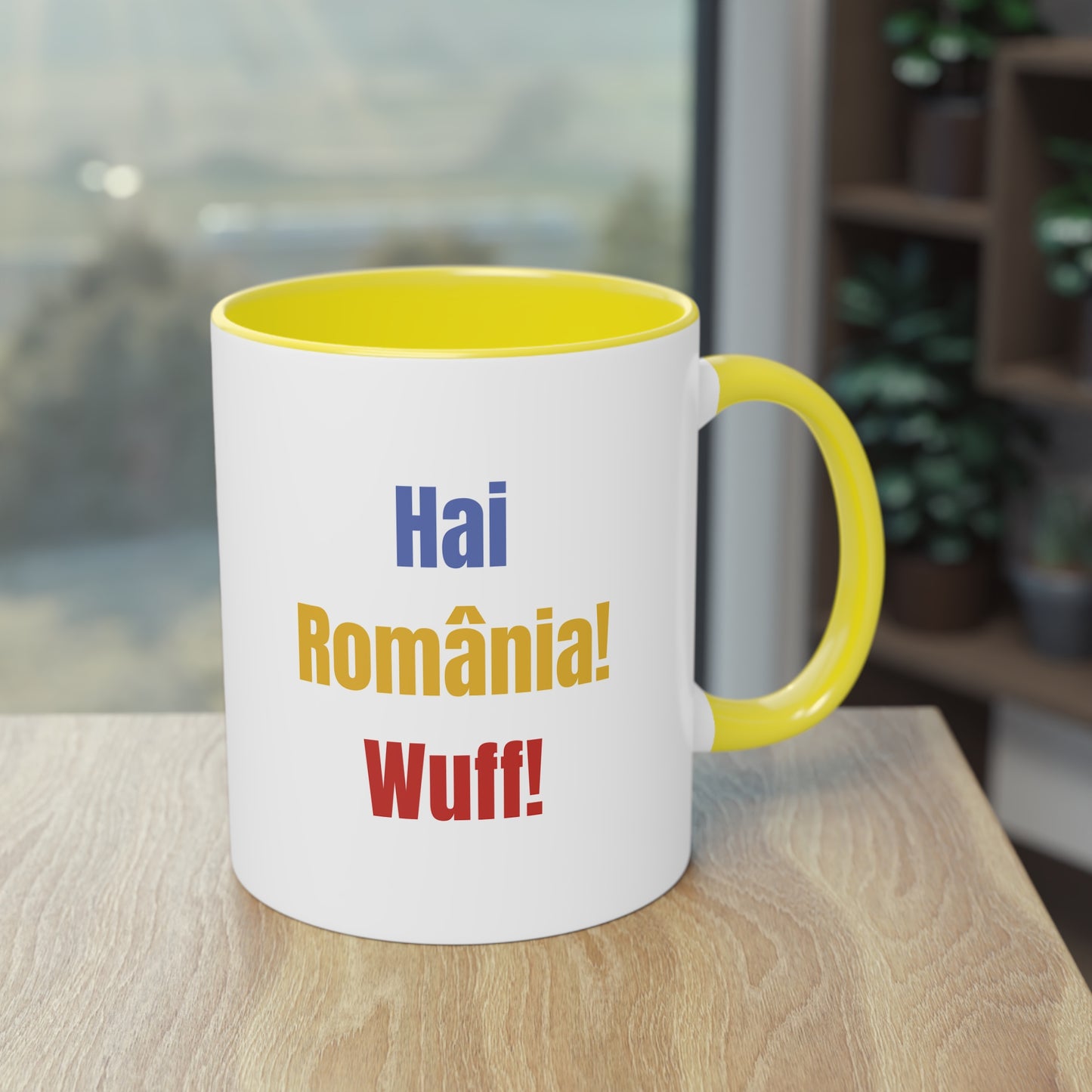 Hunde Tasse Fußball Fan Wuffis I EM 2024 I Ciobanesc Romanesc Carpatin I Team Rumänien