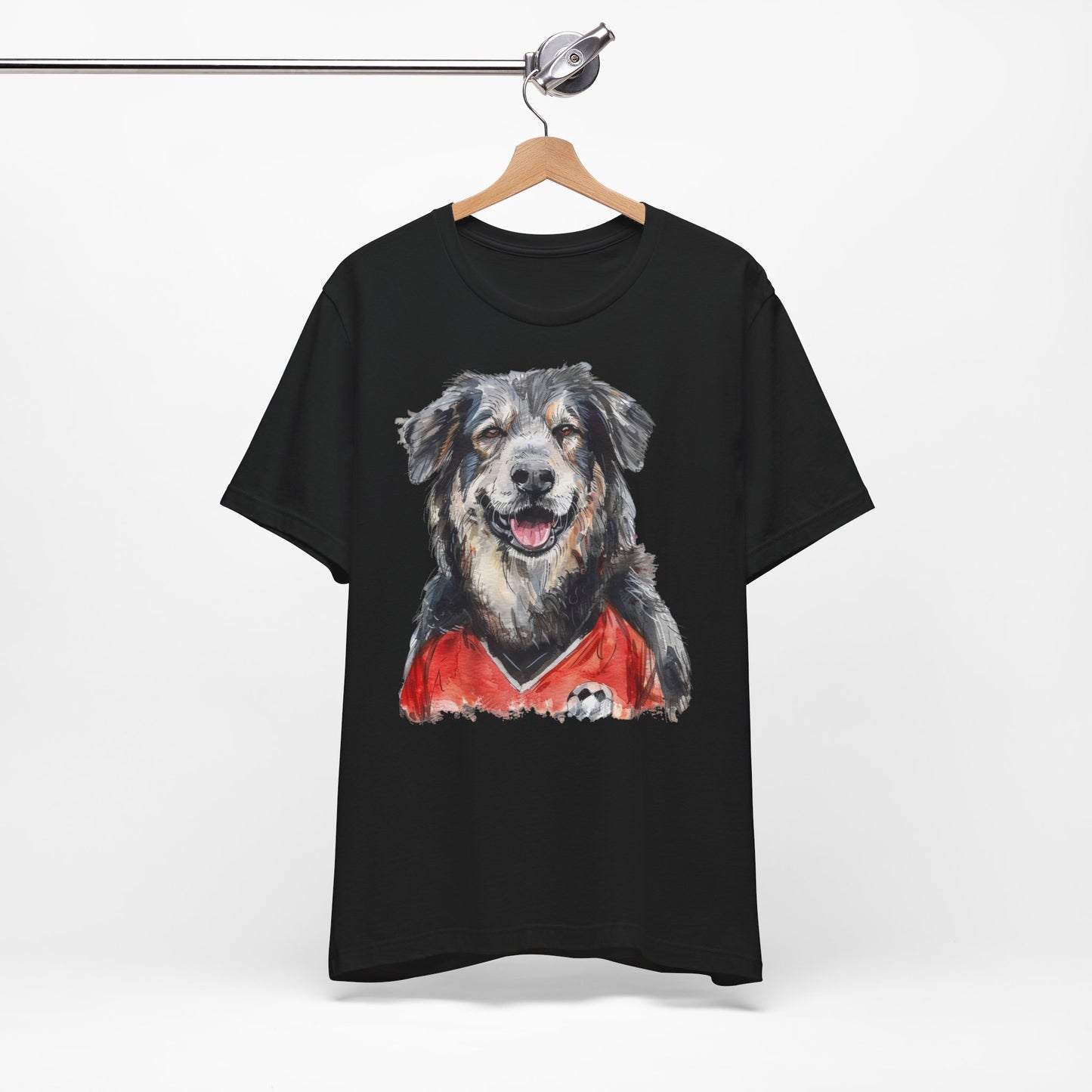 Unisex T-Shirt Fußball Fan Wuffis I EM 2024 I Albanischer Schäferhund I Team Albanien