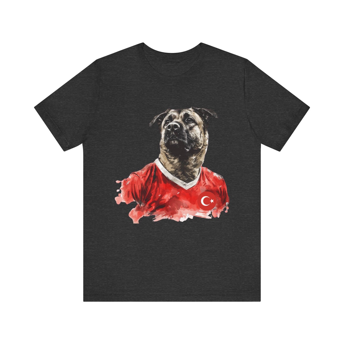 Unisex T-Shirt Fußball Fan Wuffis I EM 2024 I Kangal  I Team Türkiye