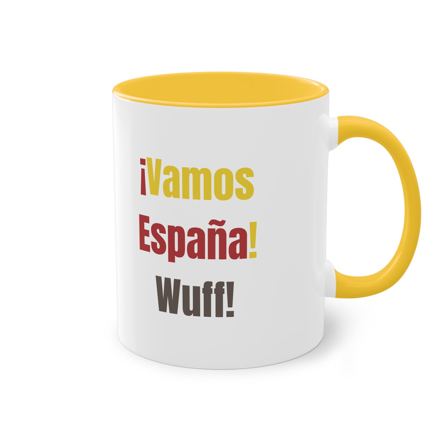 Hunde Tasse Fußball Fan Wuffis I EM 2024 I Galgo Espanol I Team Spanien