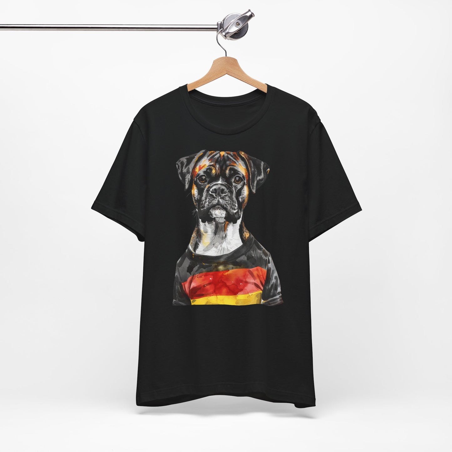 Unisex T-Shirt Fußball Fan Wuffis I EM 2024 I Boxer  I Team Deutschland