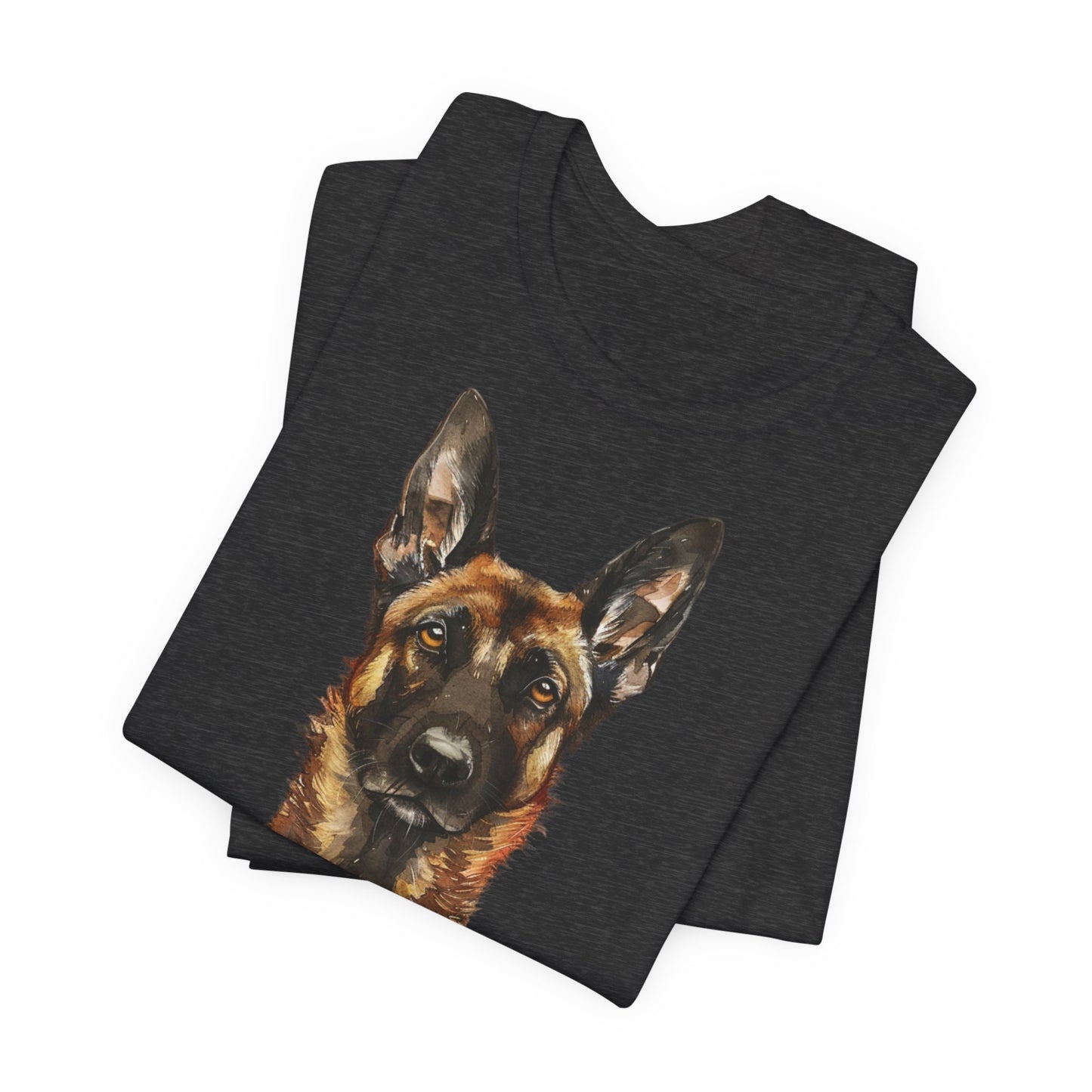 Unisex T-Shirt Fußball Fan Wuffis I EM 2024 I Malinois I Team Belgien