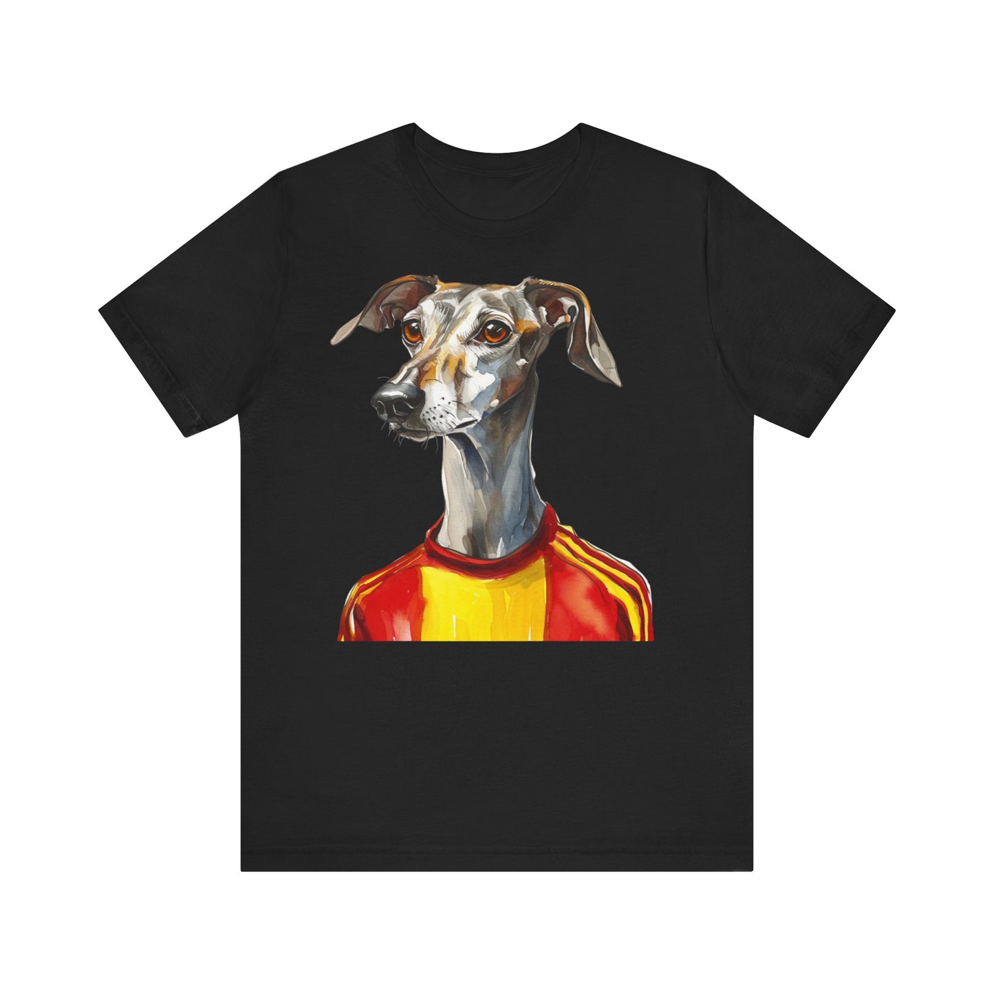 Unisex T-Shirt Fußball Fan Wuffis I EM 2024 I Galgo Espanol I Team Spanien