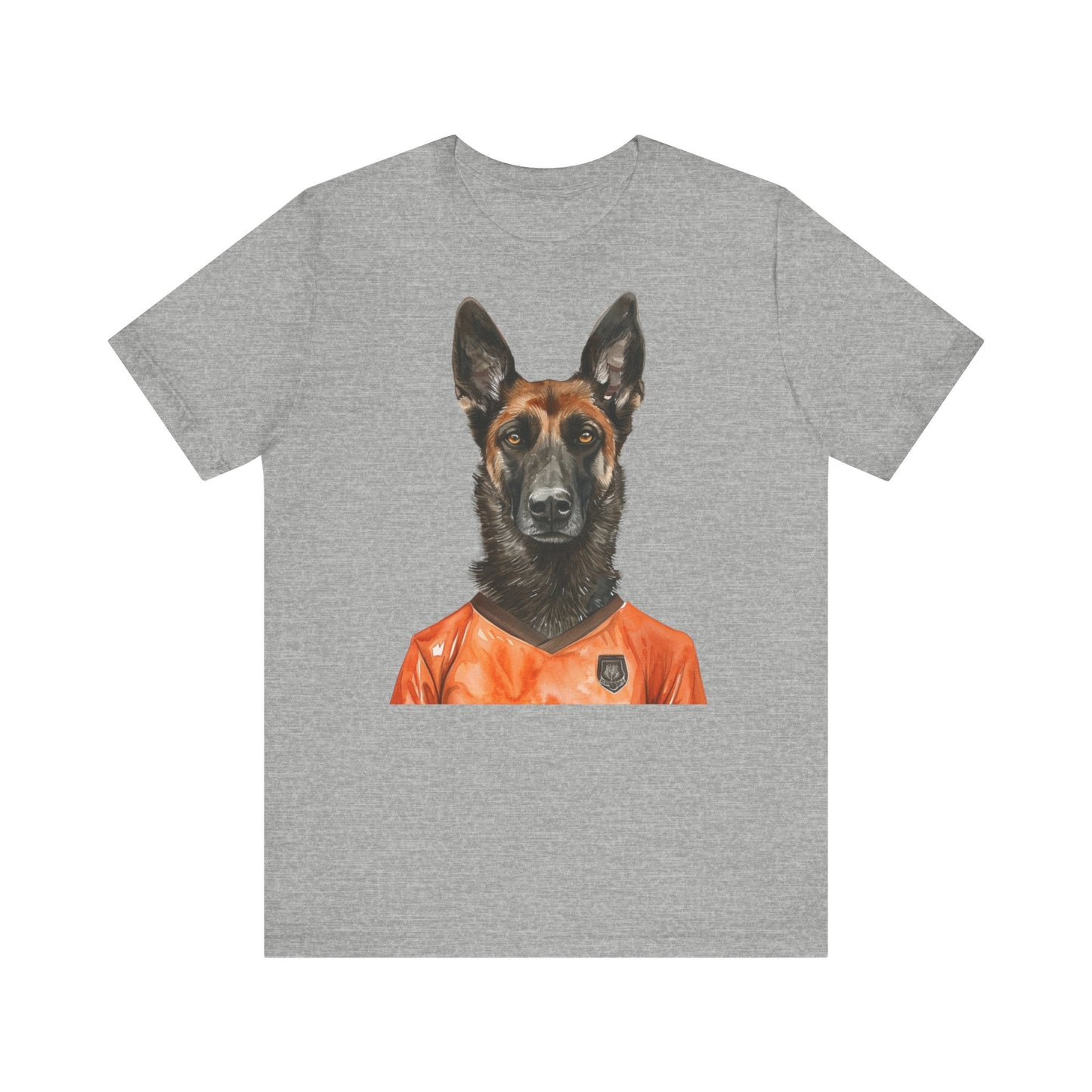 Unisex T-Shirt Fußball Fan Wuffis I EM 2024 I Holländischer Schäferhund I Team Niederlande