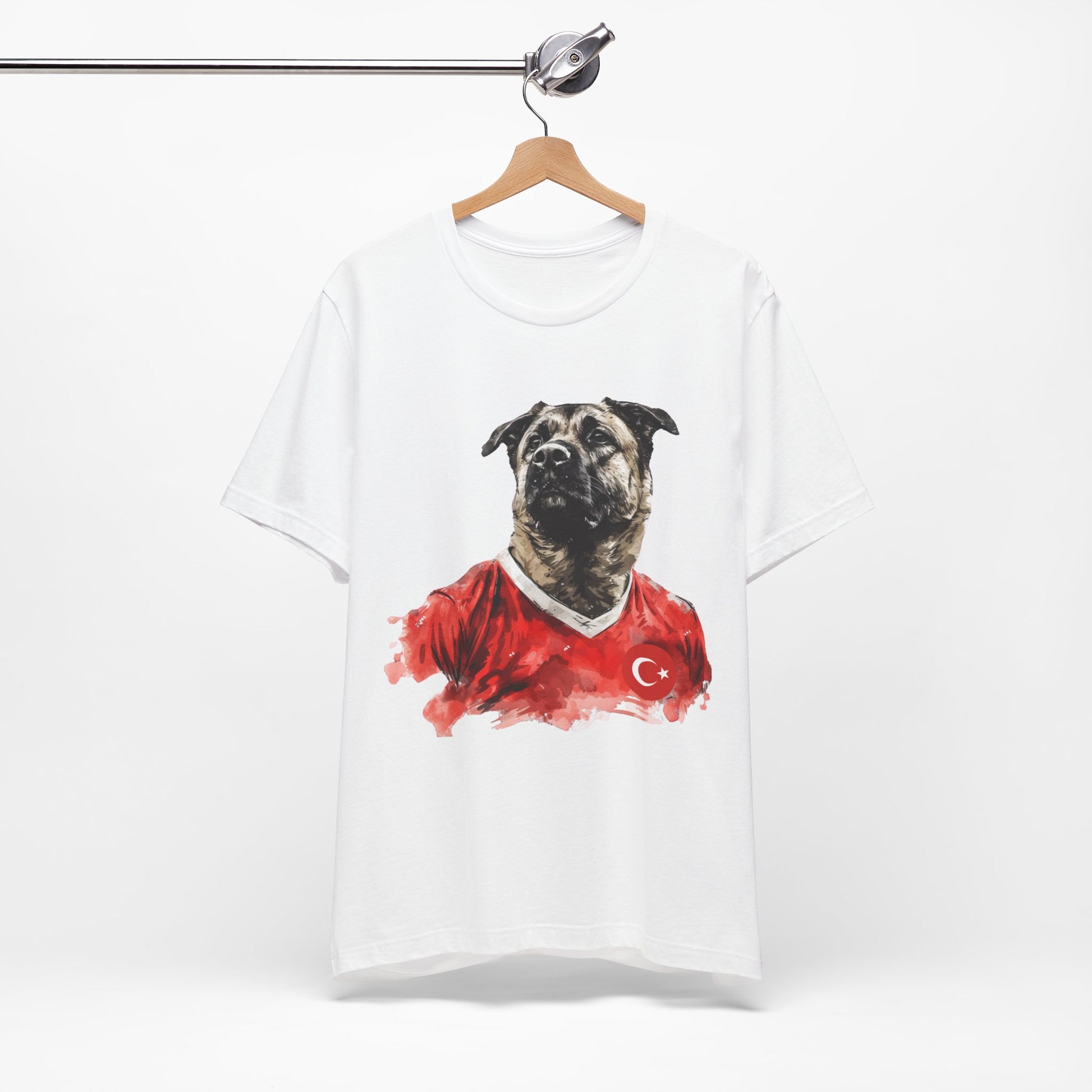 T-Shirt zur EM mit Kangal im Fußball Trikot Türkiye