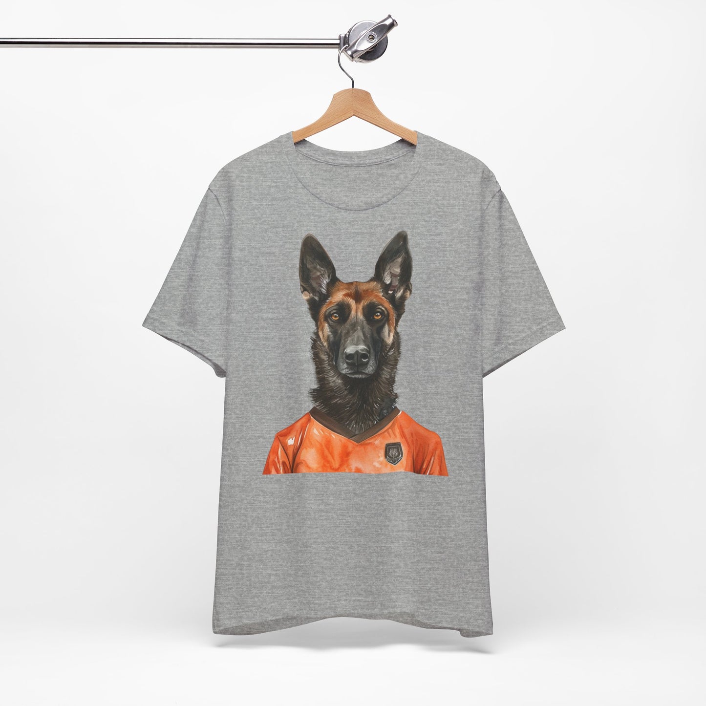 Unisex T-Shirt Fußball Fan Wuffis I EM 2024 I Holländischer Schäferhund I Team Niederlande