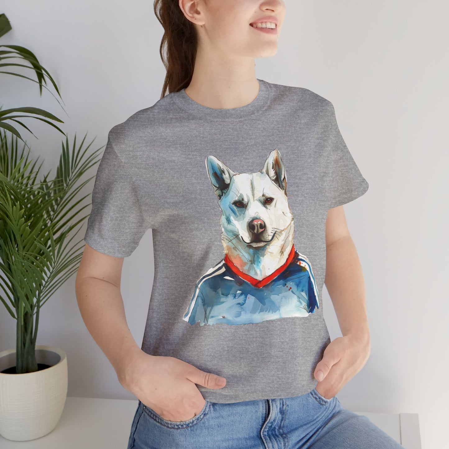 Unisex T-Shirt Fußball Fan Wuffis I EM 2024 I Slowakischer Hirtenhund I Team Slowakei