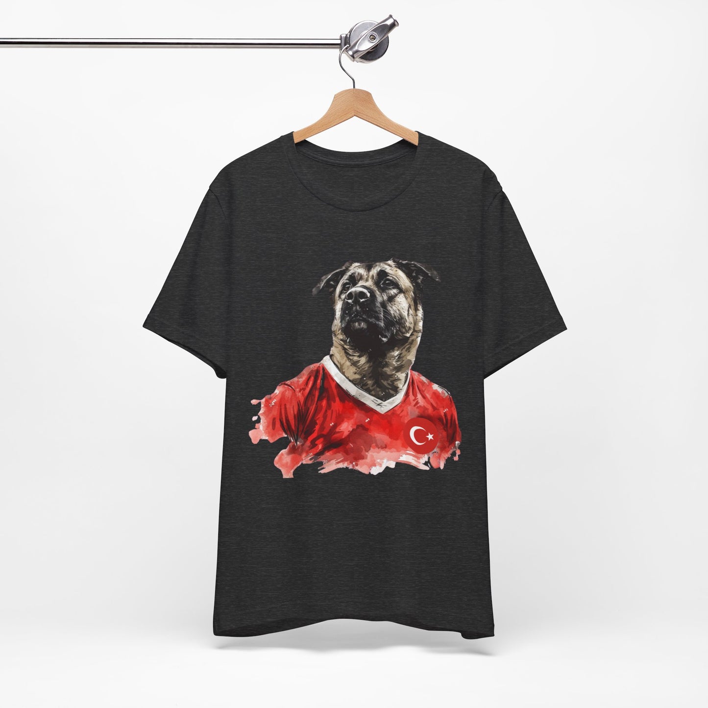 Unisex T-Shirt Fußball Fan Wuffis I EM 2024 I Kangal  I Team Türkiye