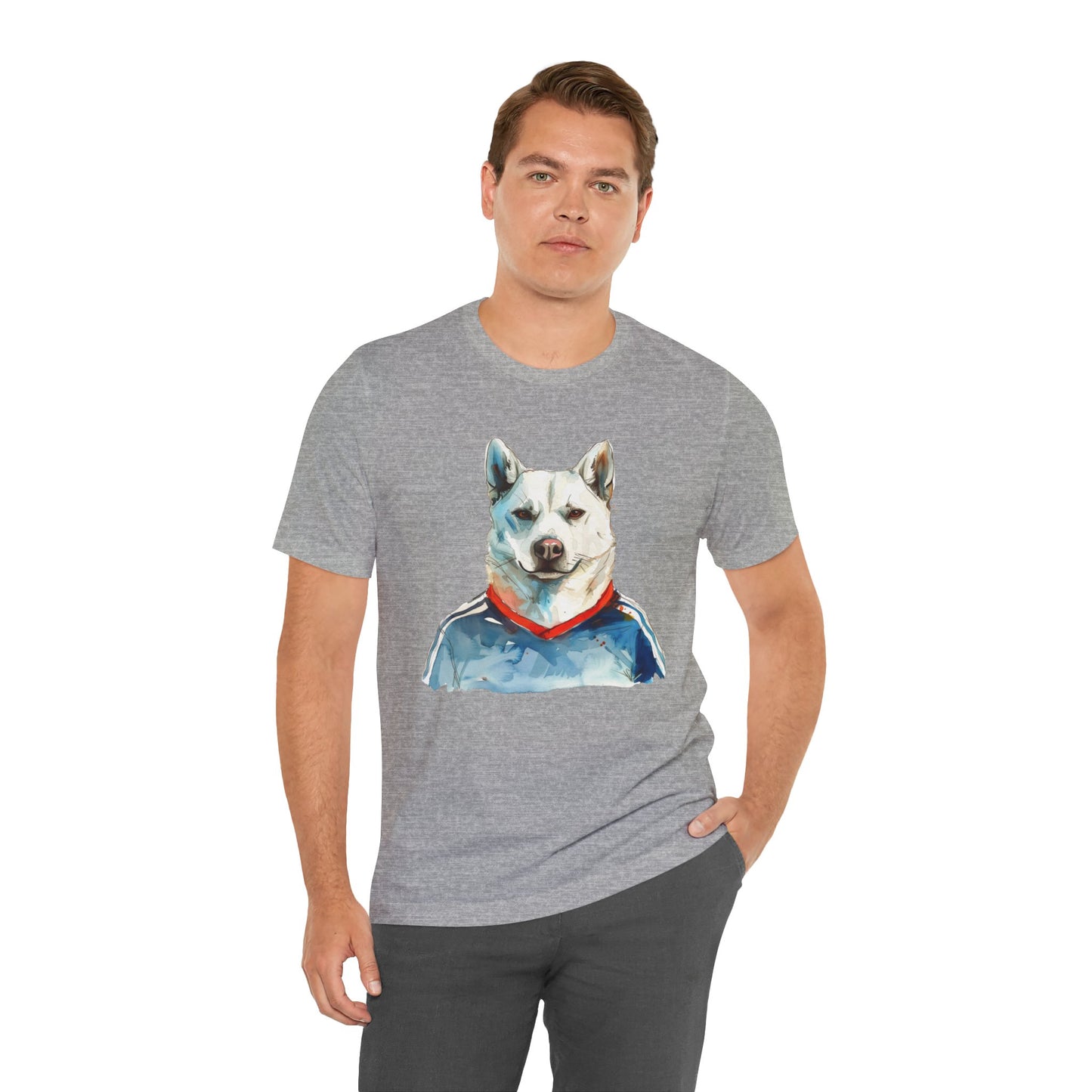 Unisex T-Shirt Fußball Fan Wuffis I EM 2024 I Slowakischer Hirtenhund I Team Slowakei