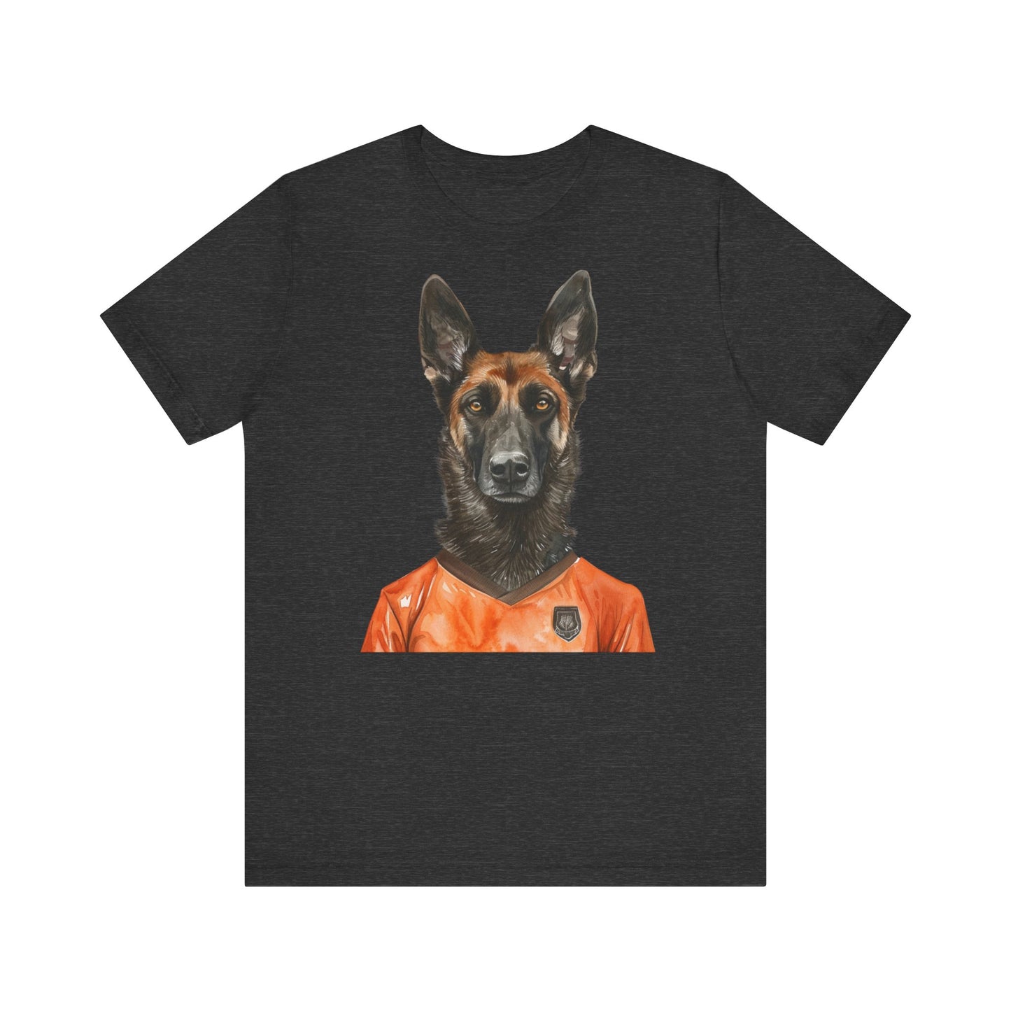 Unisex T-Shirt Fußball Fan Wuffis I EM 2024 I Holländischer Schäferhund I Team Niederlande