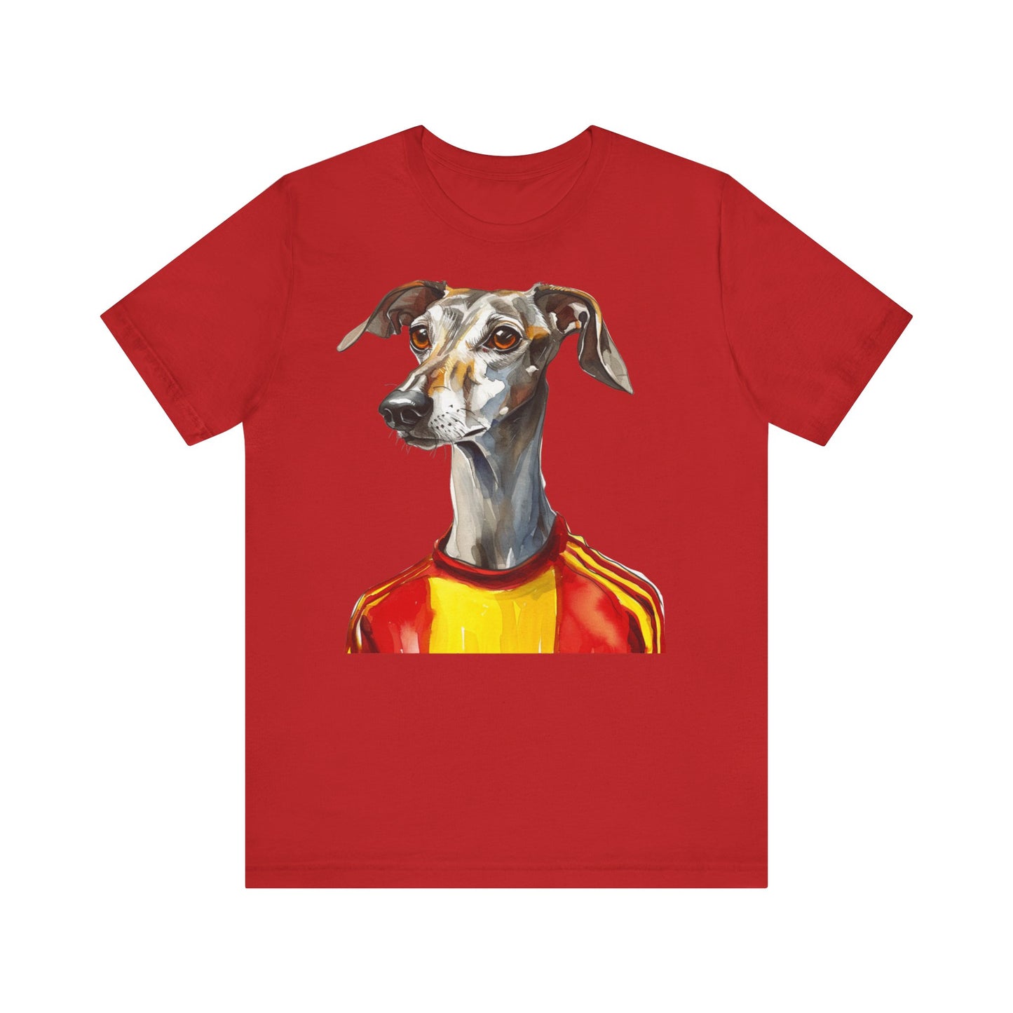 Unisex T-Shirt Fußball Fan Wuffis I EM 2024 I Galgo Espanol I Team Spanien