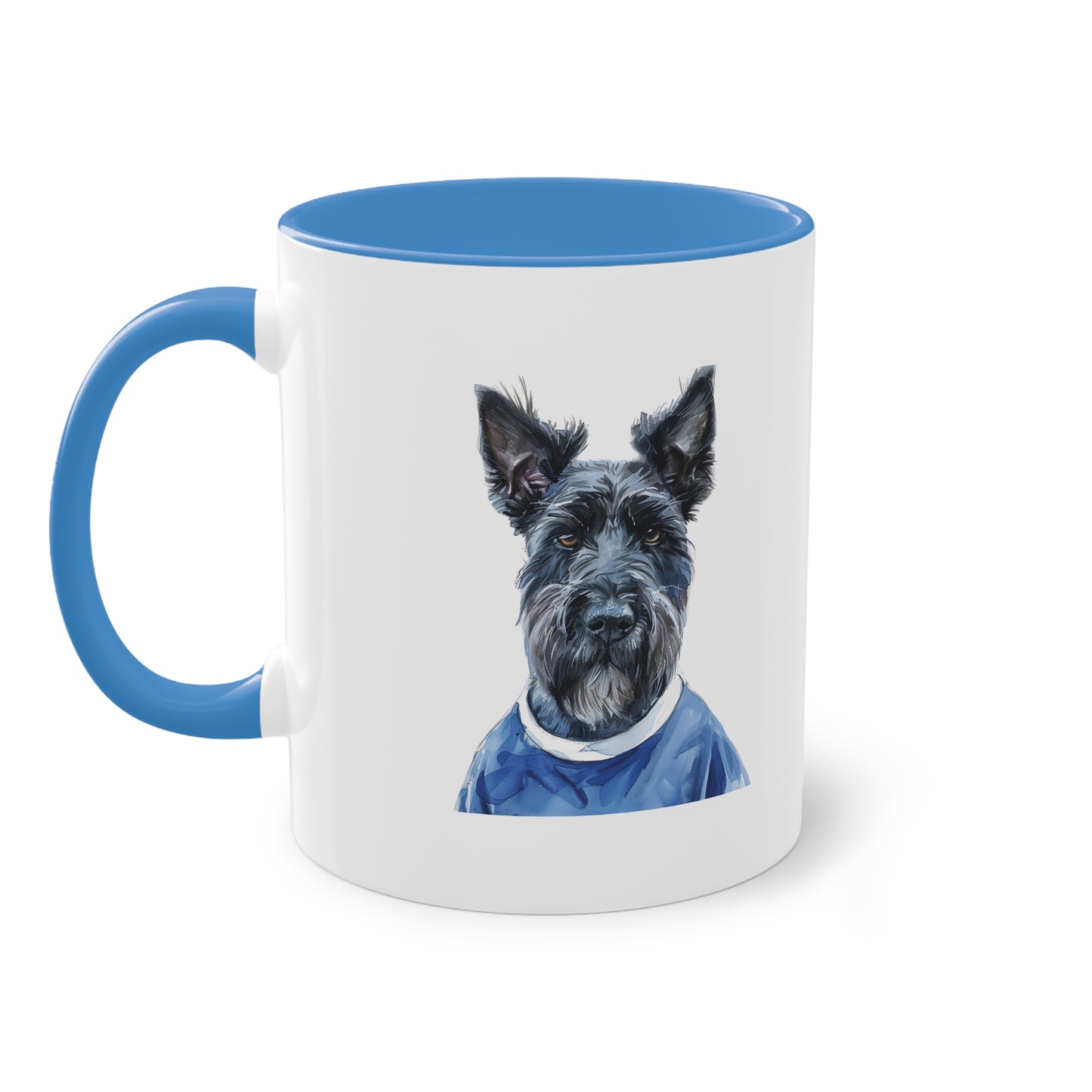 Hunde Tasse Fußball Fan Wuffis I EM 2024 I Scottish Terrier I Team Schottland