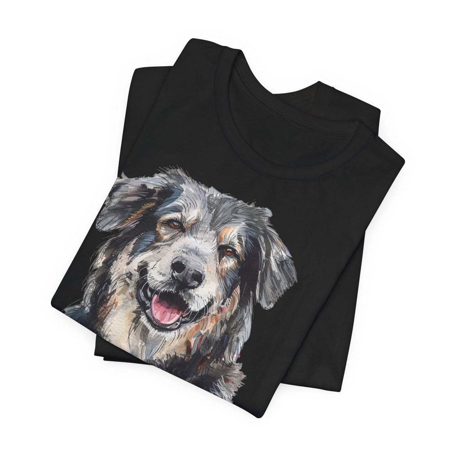 Unisex T-Shirt Fußball Fan Wuffis I EM 2024 I Albanischer Schäferhund I Team Albanien