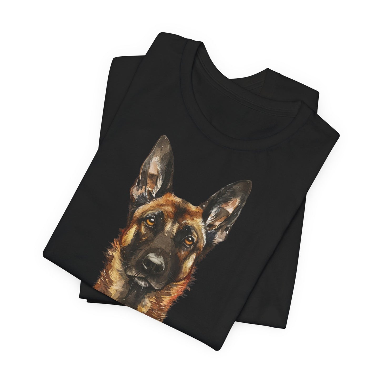 Unisex T-Shirt Fußball Fan Wuffis I EM 2024 I Malinois I Team Belgien