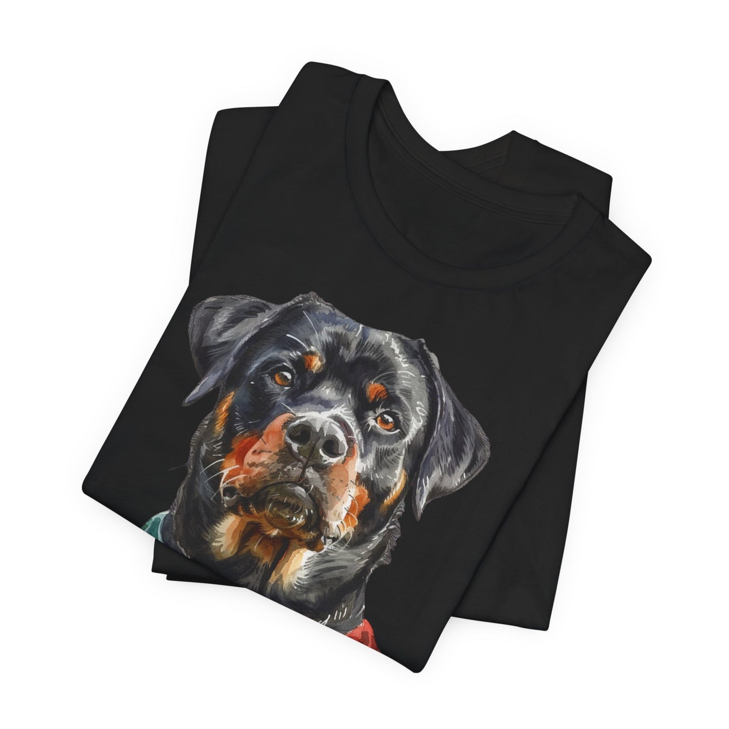 Unisex T-Shirt Fußball Fan Wuffis I EM 2024 I Rottweiler I Team Italien