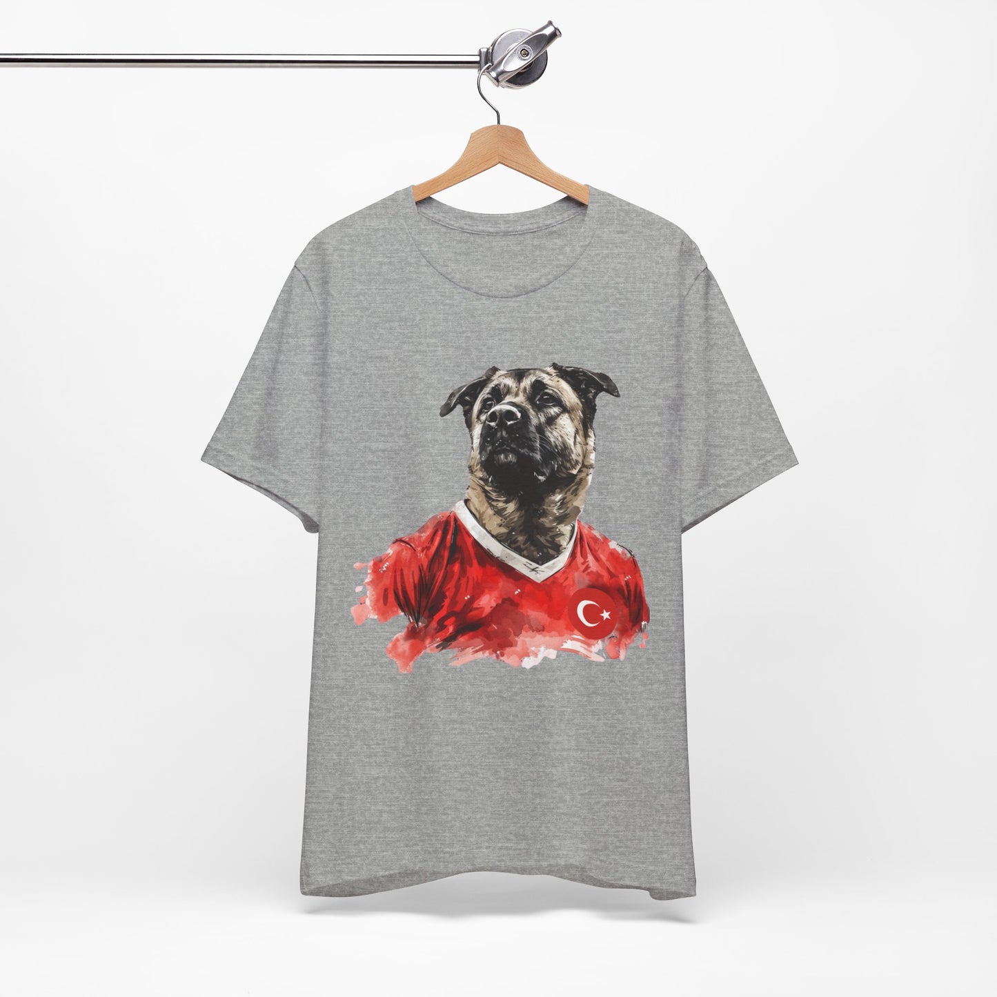 Unisex T-Shirt Fußball Fan Wuffis I EM 2024 I Kangal  I Team Türkiye