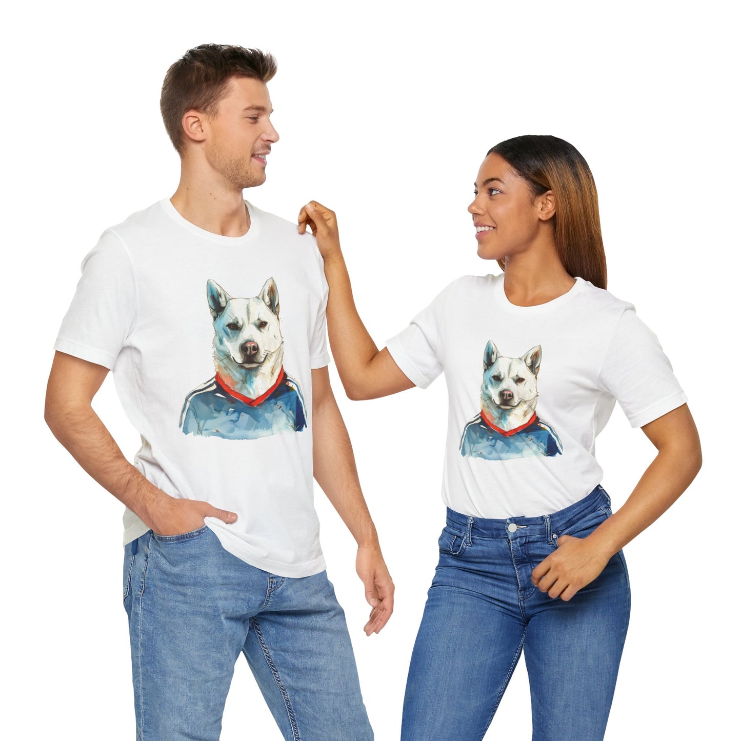 Unisex T-Shirt Fußball Fan Wuffis I EM 2024 I Slowakischer Hirtenhund I Team Slowakei