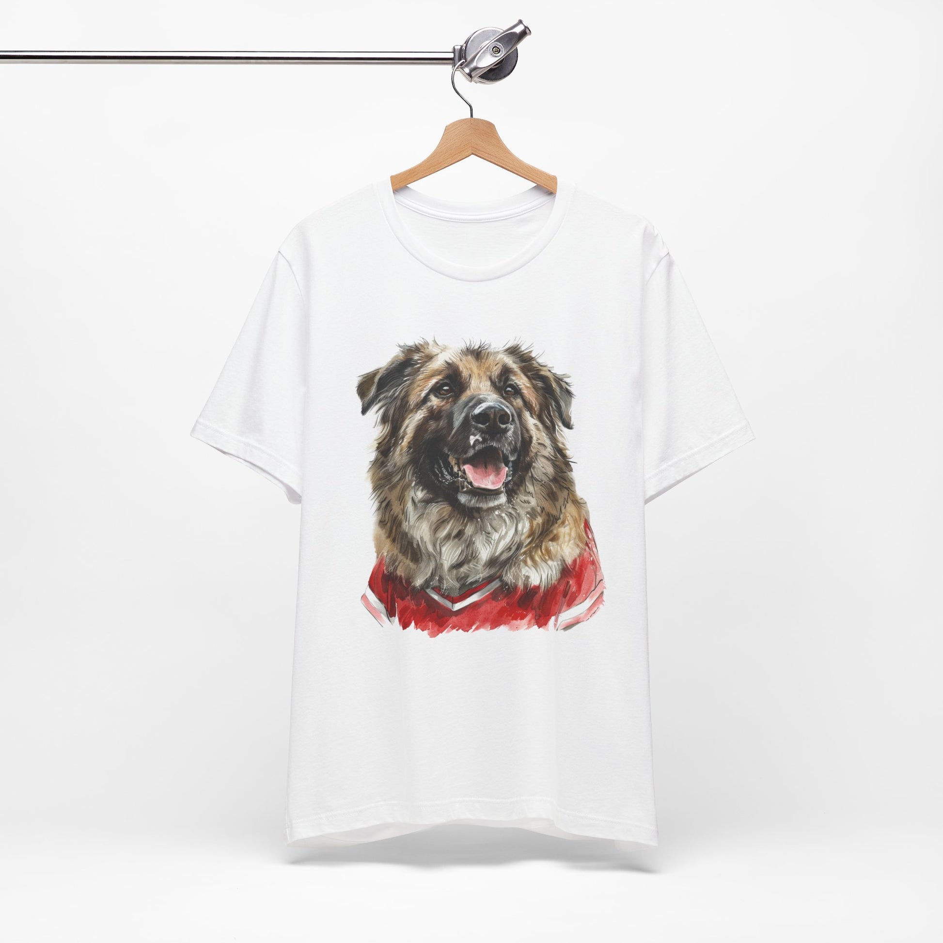 T-Shirt Hund im Fußball Trikot Georgien