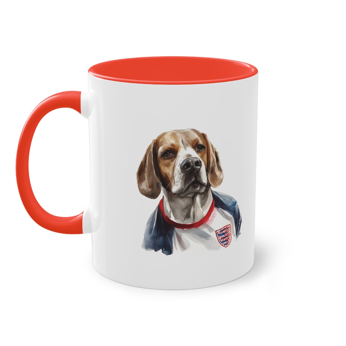 Hunde Tasse Fußball Fan Wuffis I EM 2024 I Beagle I Team England