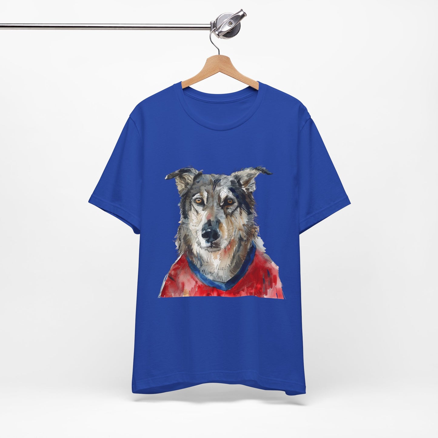 Unisex T-Shirt Fußball Fan Wuffis I EM 2024 I Tschechoslowakischer Wolfshund  I Team Tschechien