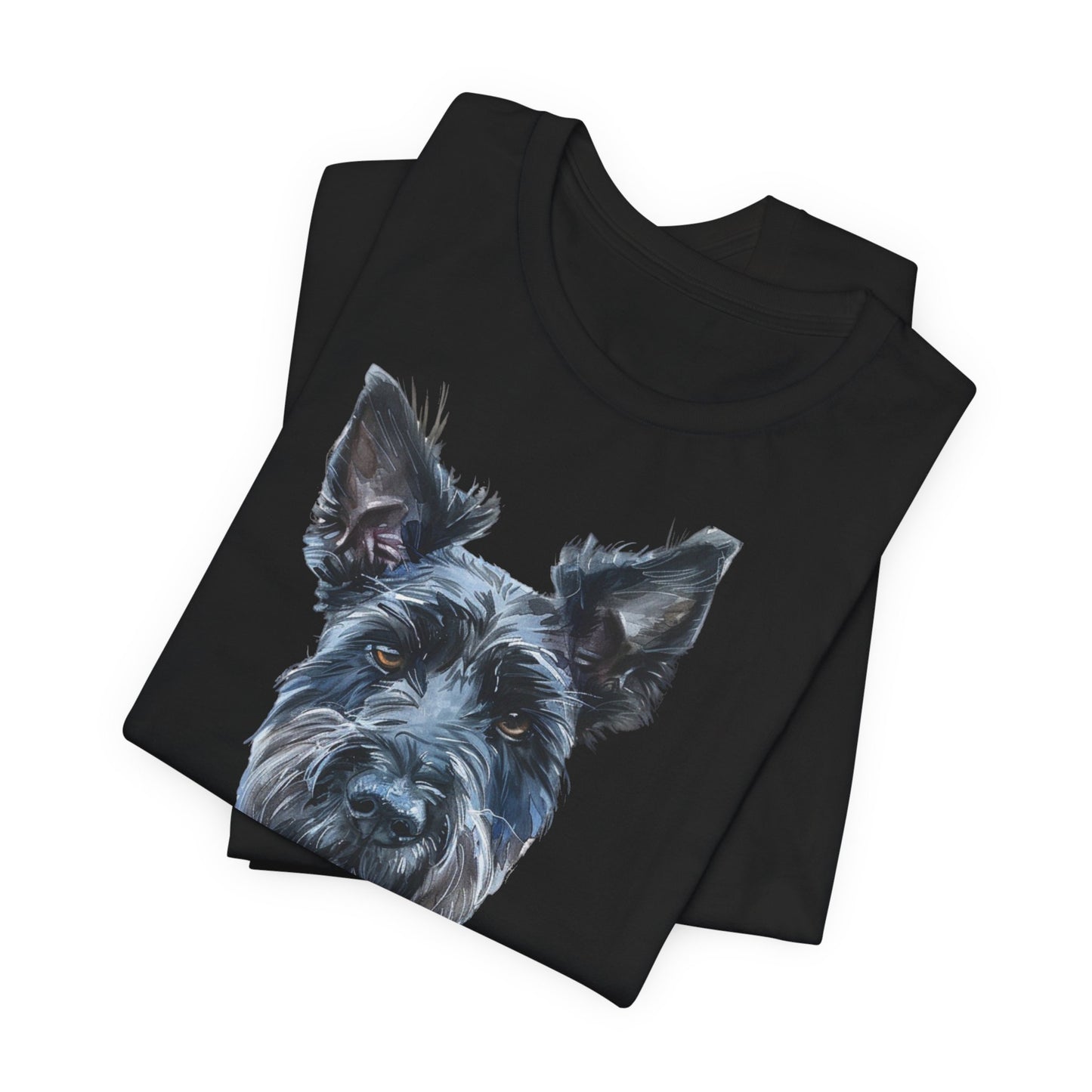 Unisex T-Shirt Fußball Fan Wuffis I EM 2024 I Scottish Terrier I Team Schottland