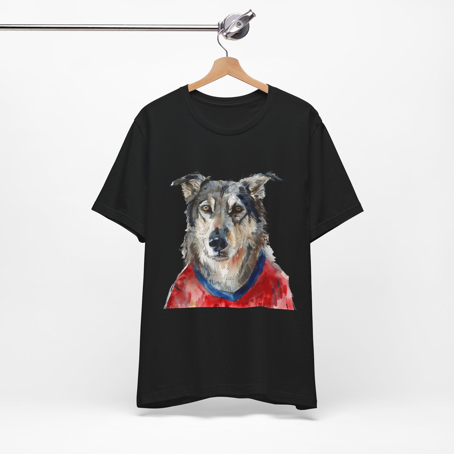 Unisex T-Shirt Fußball Fan Wuffis I EM 2024 I Tschechoslowakischer Wolfshund  I Team Tschechien