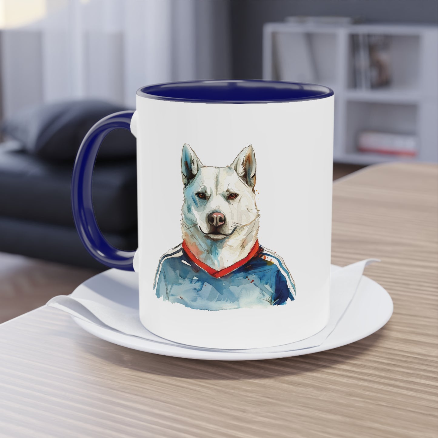 Hunde Tasse Fußball Fan Wuffis I EM 2024 I Slowakischer Hirtenhund I Team Slowakei