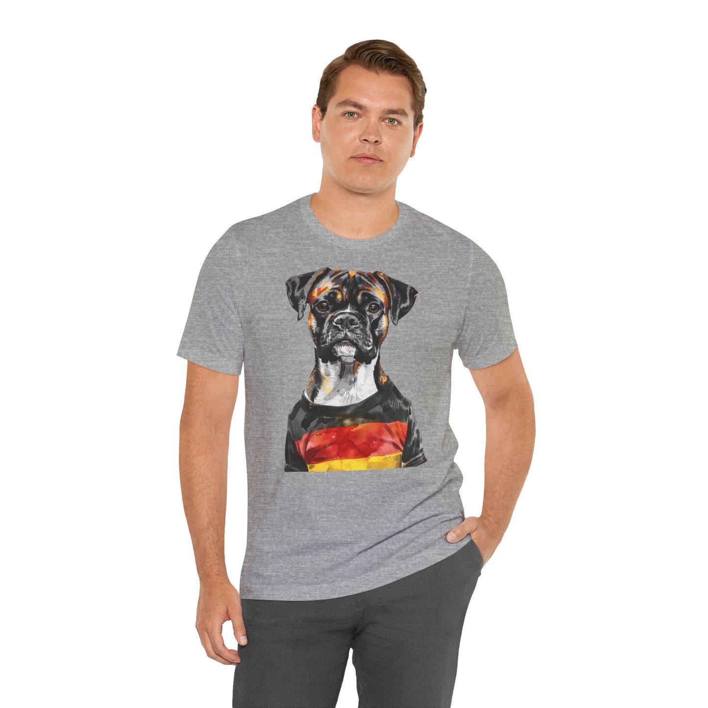 Unisex T-Shirt Fußball Fan Wuffis I EM 2024 I Boxer  I Team Deutschland