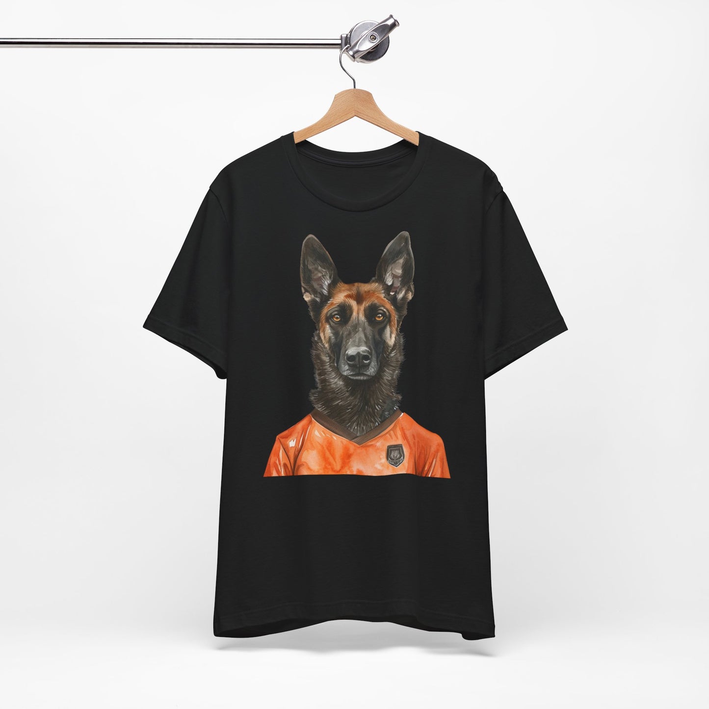 Unisex T-Shirt Fußball Fan Wuffis I EM 2024 I Holländischer Schäferhund I Team Niederlande