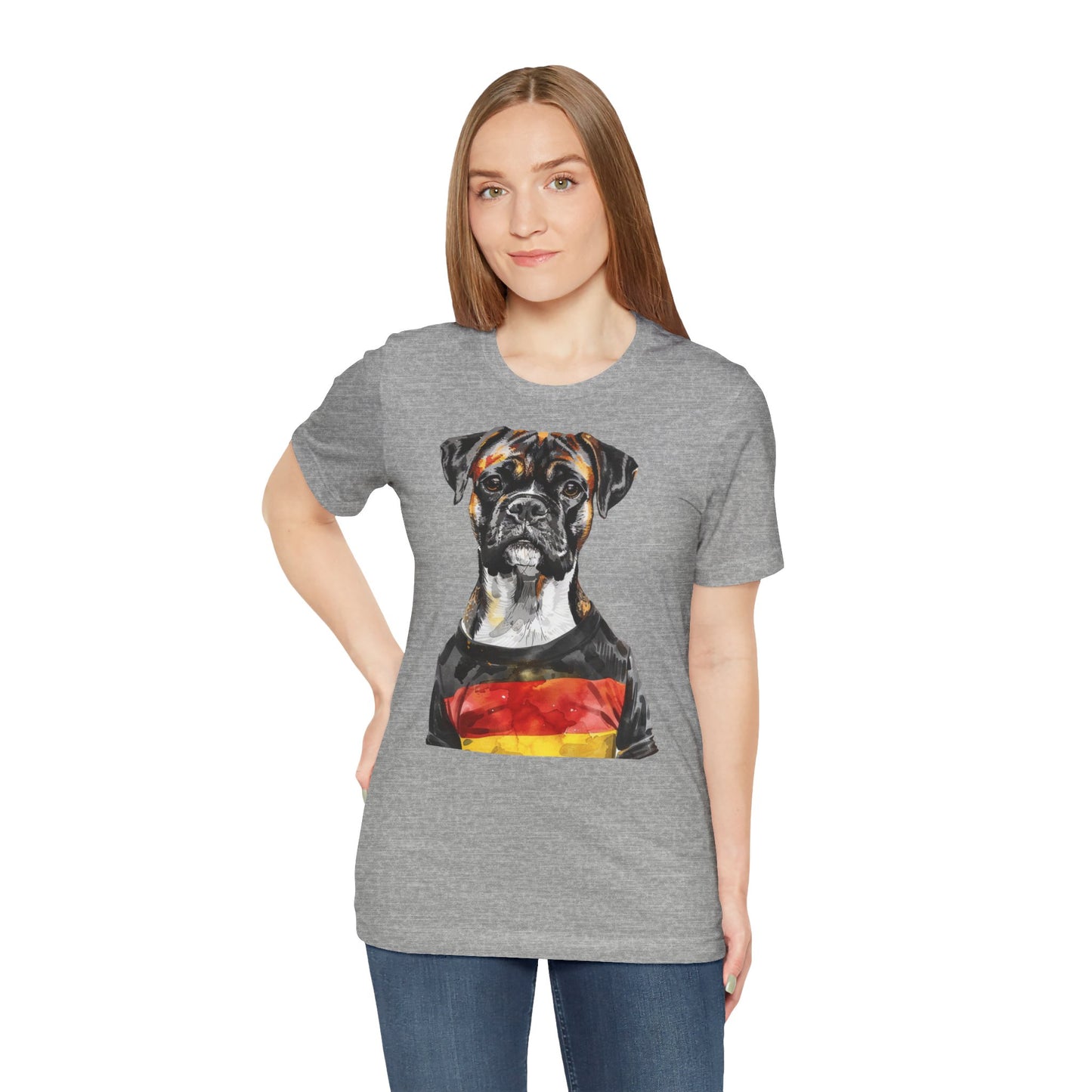 Unisex T-Shirt Fußball Fan Wuffis I EM 2024 I Boxer  I Team Deutschland