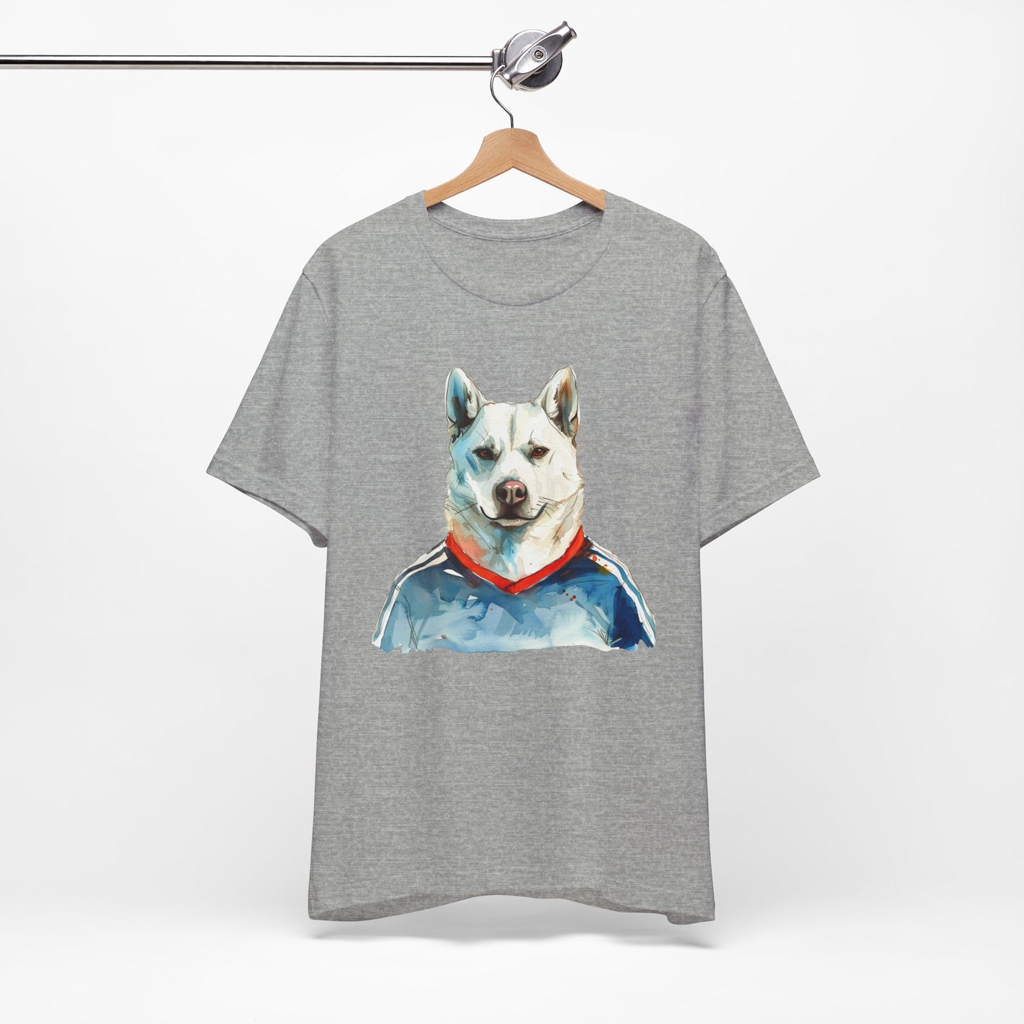 Unisex T-Shirt Fußball Fan Wuffis I EM 2024 I Slowakischer Hirtenhund I Team Slowakei