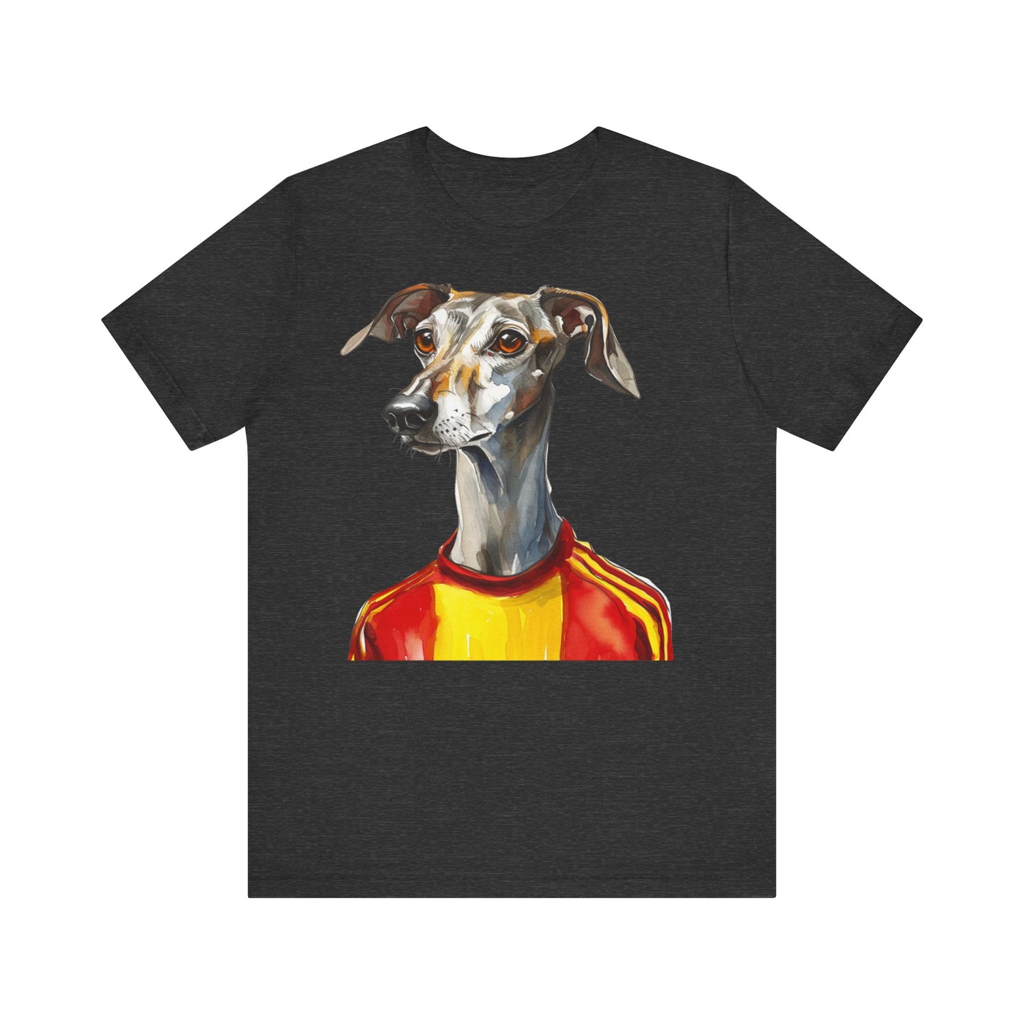 Unisex T-Shirt Fußball Fan Wuffis I EM 2024 I Galgo Espanol I Team Spanien