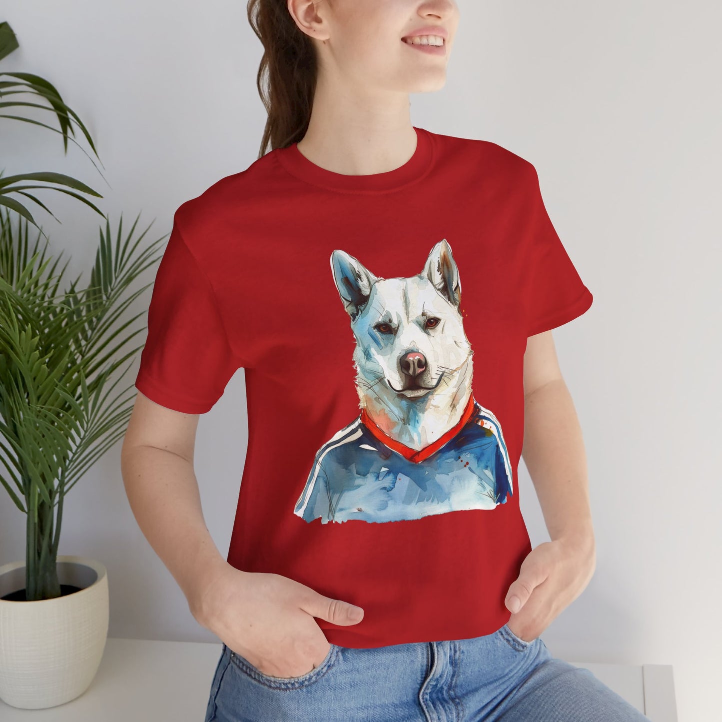 Unisex T-Shirt Fußball Fan Wuffis I EM 2024 I Slowakischer Hirtenhund I Team Slowakei