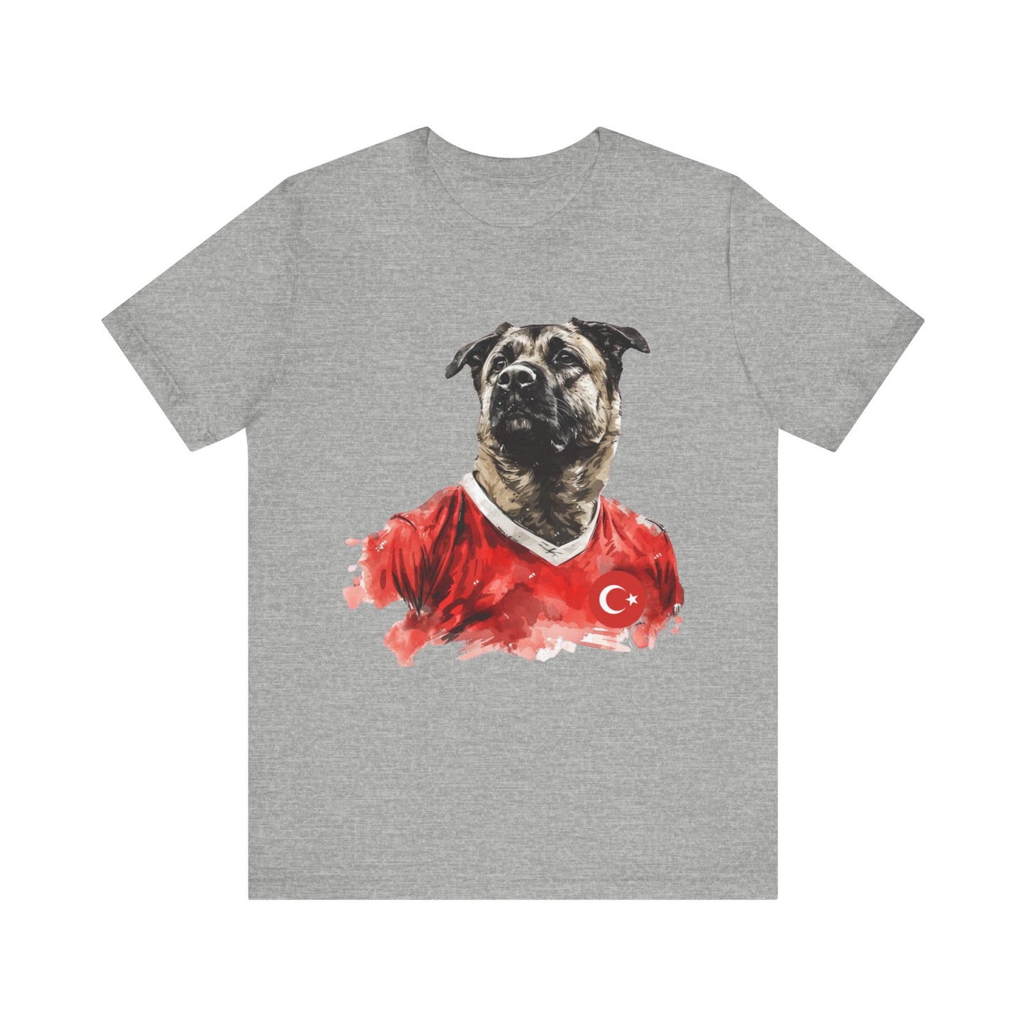 Unisex T-Shirt Fußball Fan Wuffis I EM 2024 I Kangal  I Team Türkiye