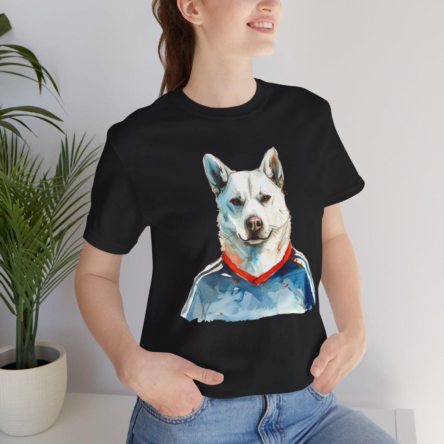 Unisex T-Shirt Fußball Fan Wuffis I EM 2024 I Slowakischer Hirtenhund I Team Slowakei