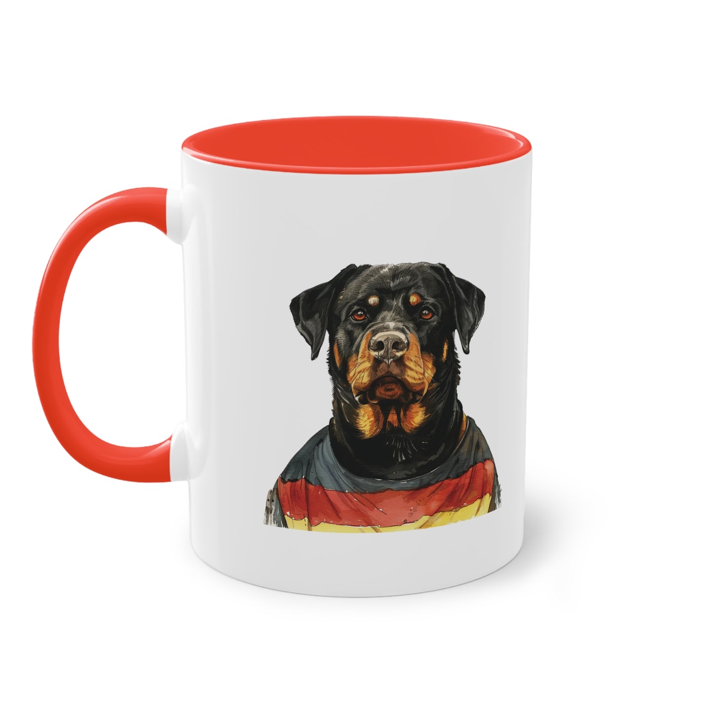 Hunde Tasse Fußball Fan Wuffis I EM 2024 I Rottweiler I Team Deutschland