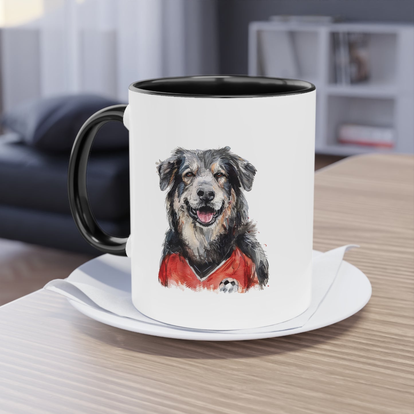 Hunde Tasse Fußball Fan Wuffis I EM 2024 I Albanischer Schäferhund I Team Albanien