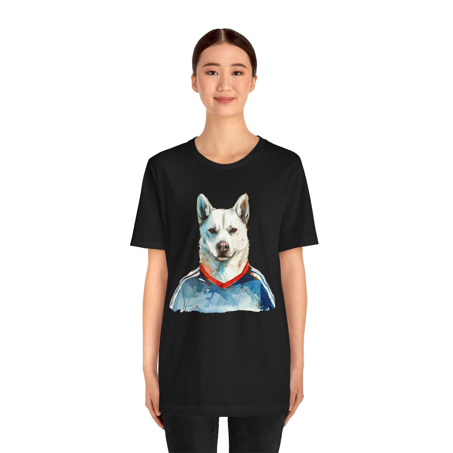 Unisex T-Shirt Fußball Fan Wuffis I EM 2024 I Slowakischer Hirtenhund I Team Slowakei