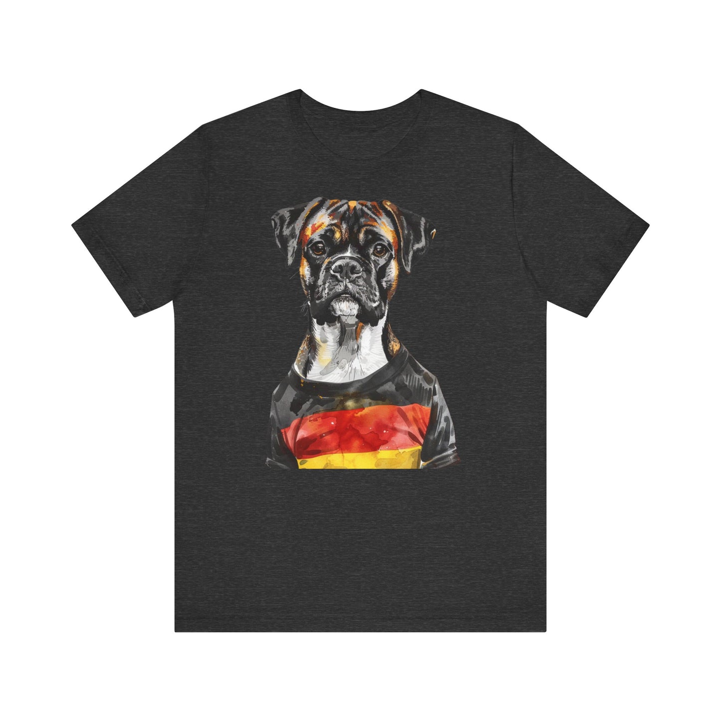 Unisex T-Shirt Fußball Fan Wuffis I EM 2024 I Boxer  I Team Deutschland