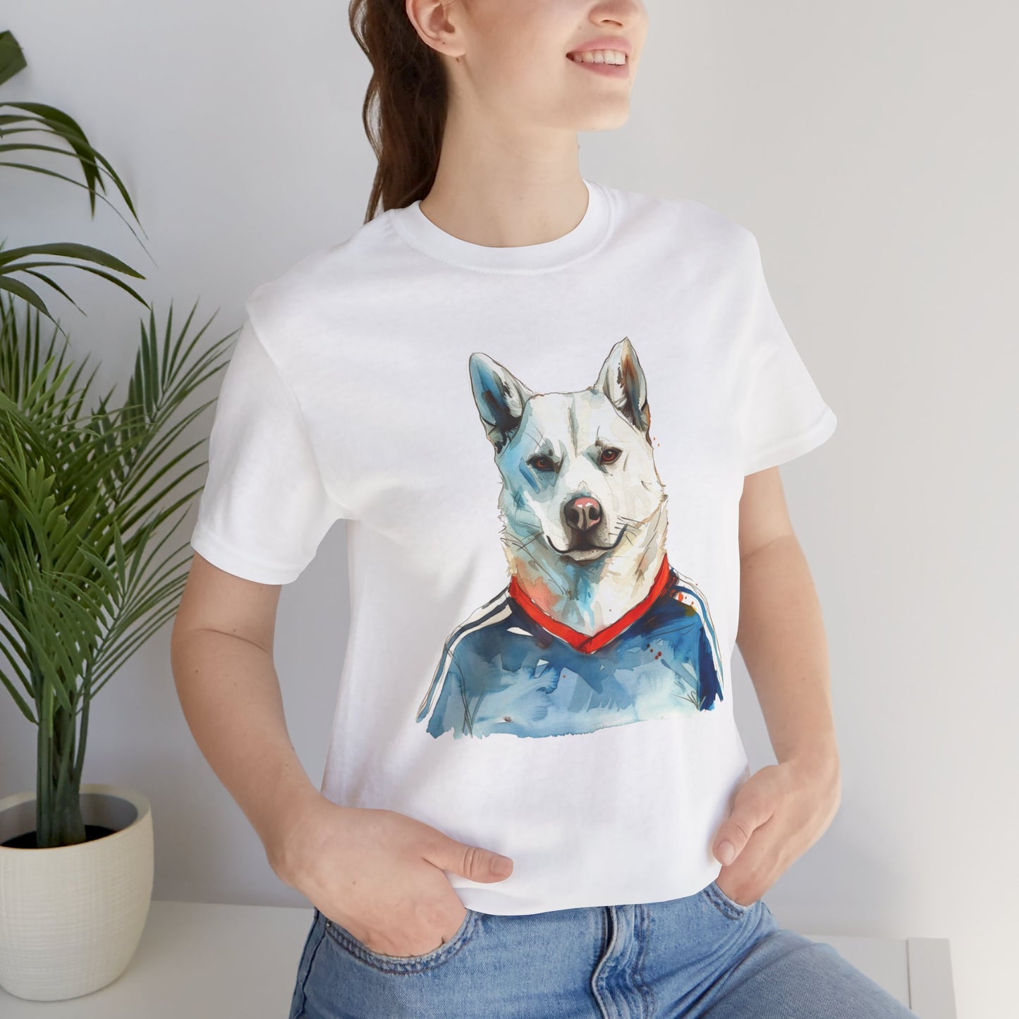 Unisex T-Shirt Fußball Fan Wuffis I EM 2024 I Slowakischer Hirtenhund I Team Slowakei