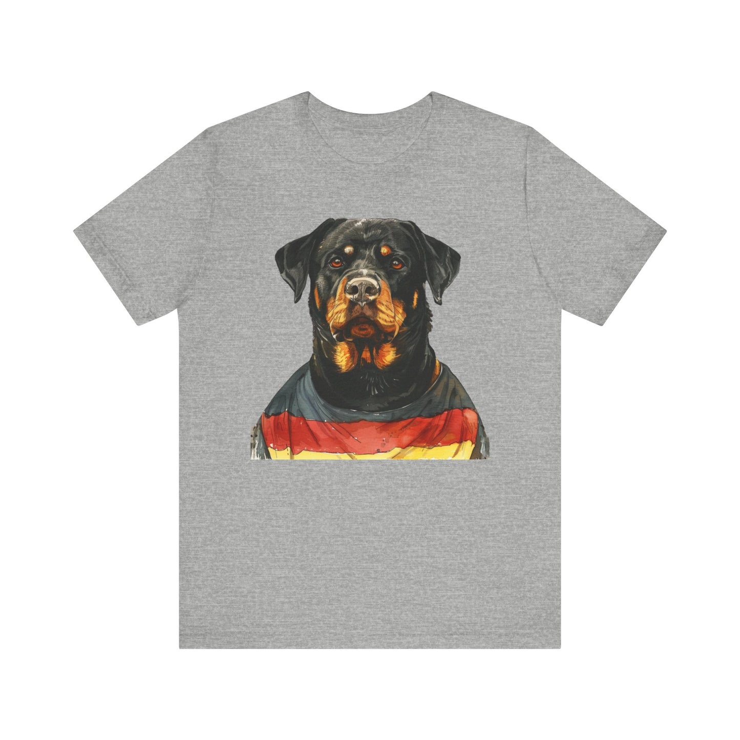 Unisex T-Shirt Fußball Fan Wuffis I EM 2024 I Rottweiler  I Team Deutschland