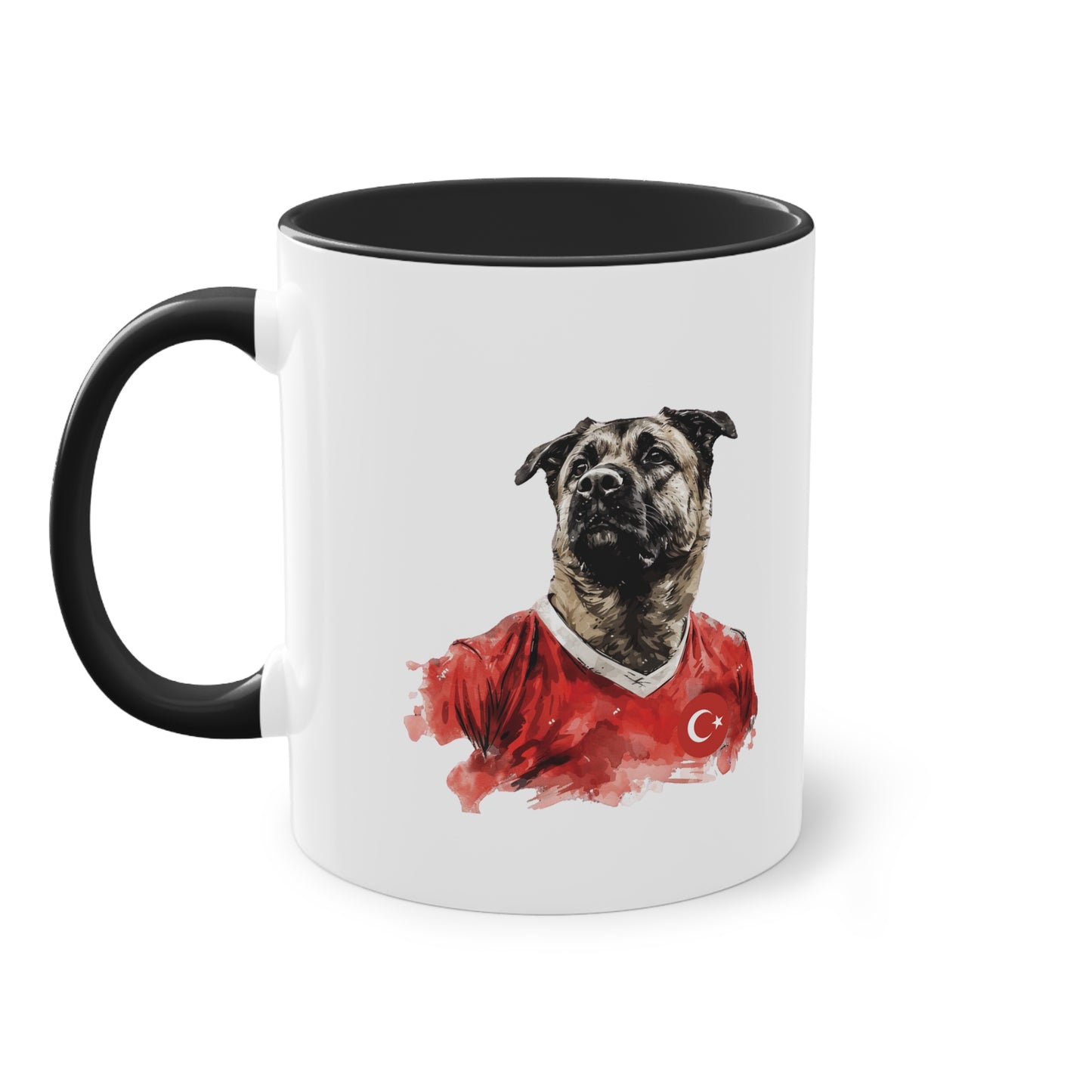 Hunde Tasse Fußball Fan Wuffis I EM 2024 I Kangal I Team Türkiye