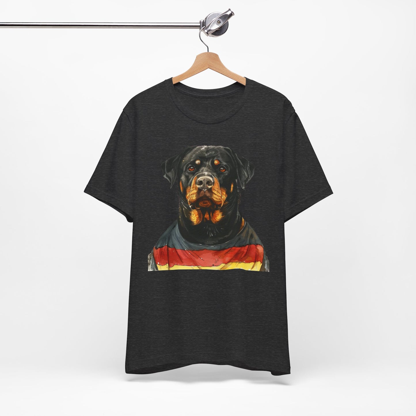 Unisex T-Shirt Fußball Fan Wuffis I EM 2024 I Rottweiler  I Team Deutschland