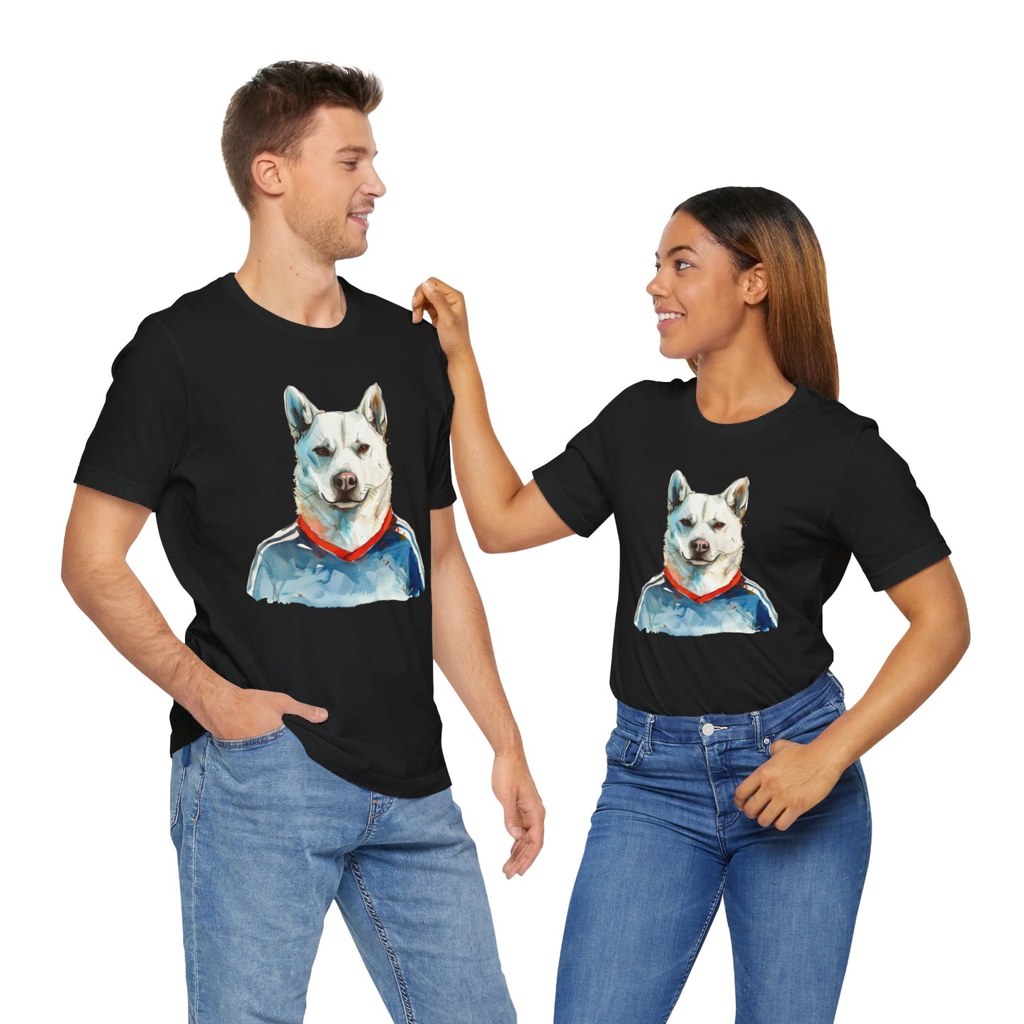 Unisex T-Shirt Fußball Fan Wuffis I EM 2024 I Slowakischer Hirtenhund I Team Slowakei