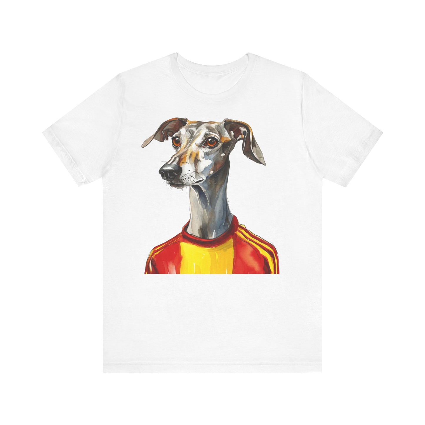 Unisex T-Shirt Fußball Fan Wuffis I EM 2024 I Galgo Espanol I Team Spanien