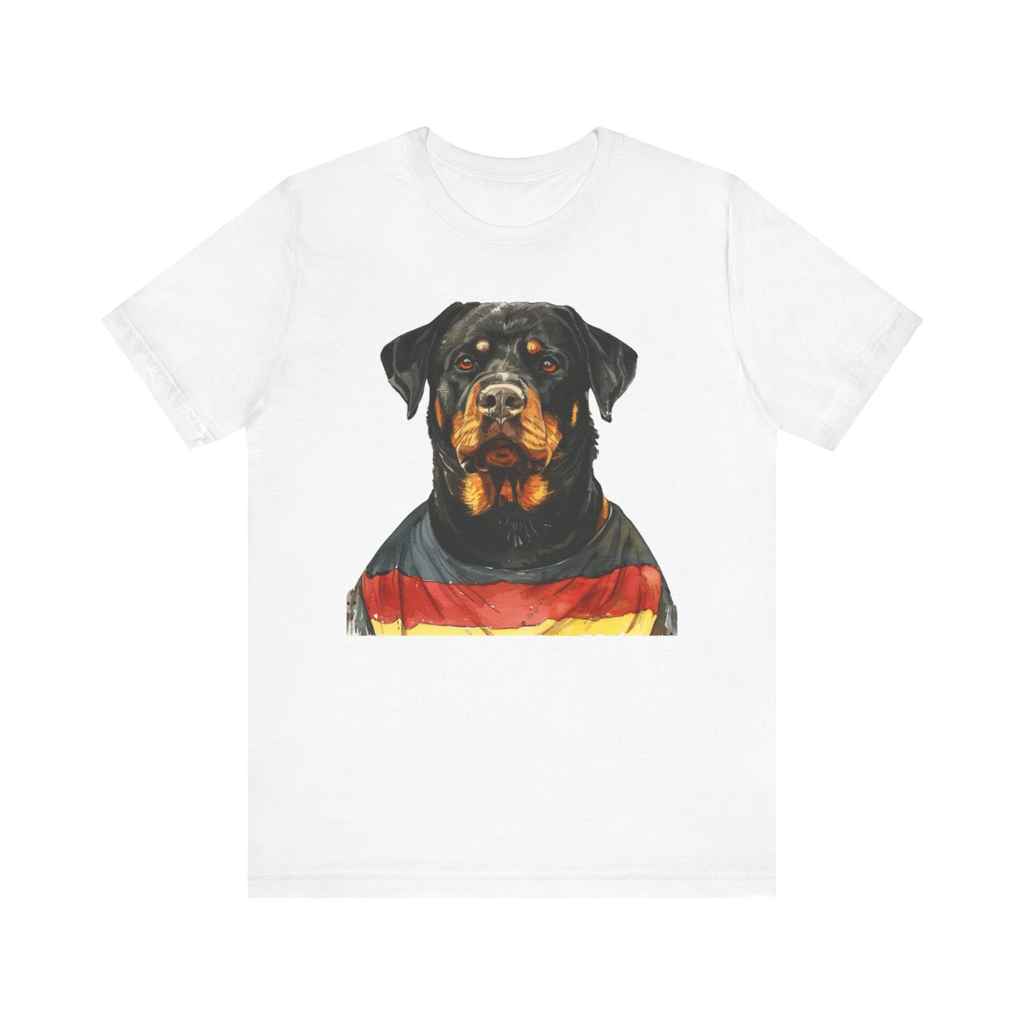 Unisex T-Shirt Fußball Fan Wuffis I EM 2024 I Rottweiler  I Team Deutschland