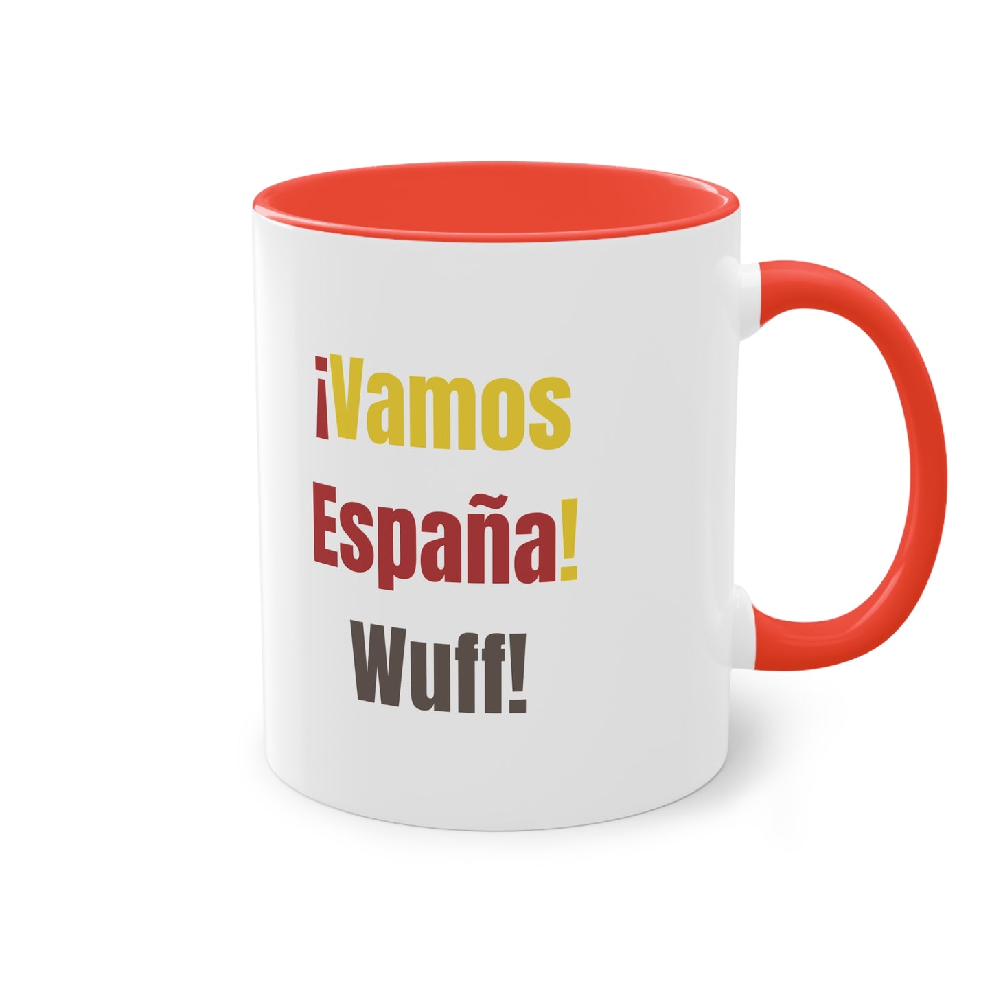 Hunde Tasse Fußball Fan Wuffis I EM 2024 I Galgo Espanol I Team Spanien