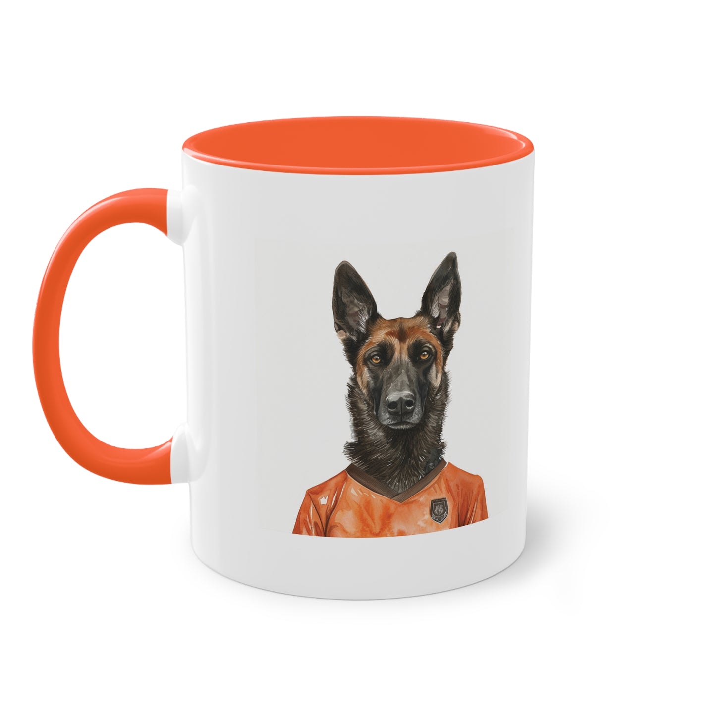 Hunde Tasse Fußball Fan Wuffis I EM 2024 I Holländischer Schäferhund I Team Niederlande